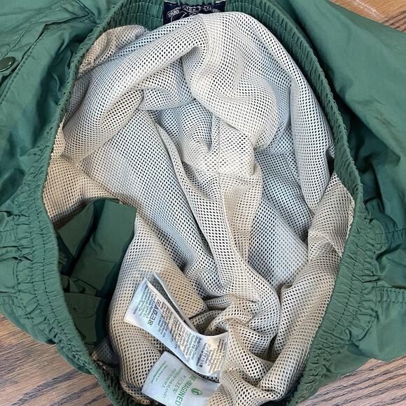 J Crew Shorts Mens Small Green Sustainable Kayak Swim Lined Drawstring Outdoor - Picture 5 of 11